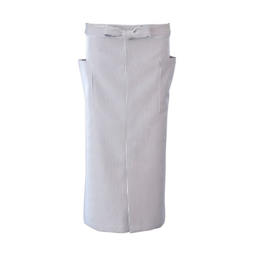 ロング丈 エプロン ブラック F EA1