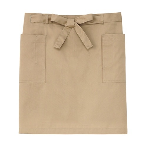 ミドル丈 エプロン ベージュ F SAP