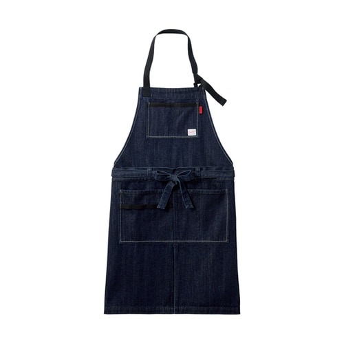 胸当て エプロン ネイビー F SBPU