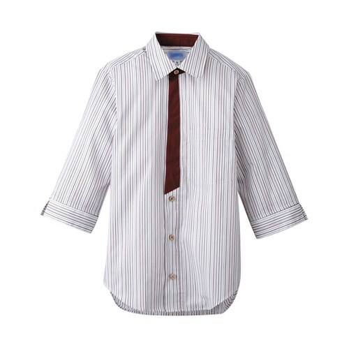 七分袖 シャツ エンジ S BT3121