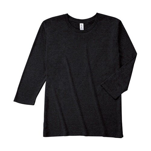 トライエンド3/4スリーブTシャツ スミ