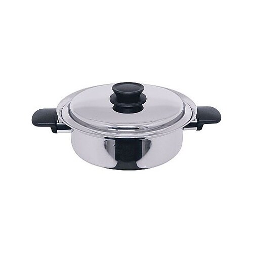 18−0スピーネ 浅型両手鍋 23cm