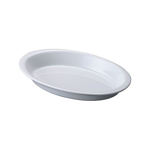 シェーンバルド オーバルグラタン皿 白(