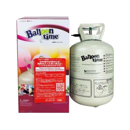 使い捨てヘリウムガス バルーンタイム 風
