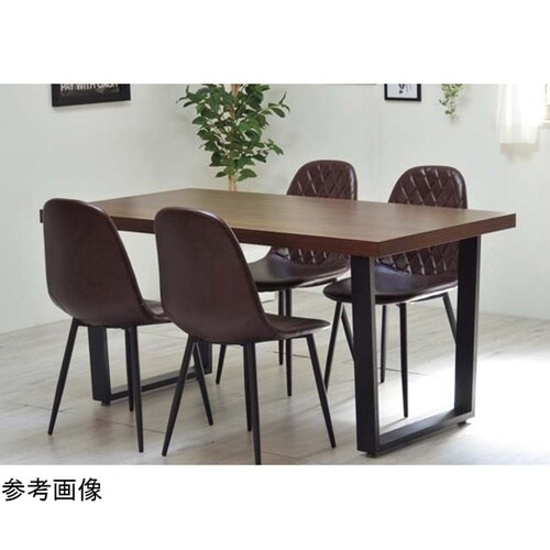 メラミンダイニングテーブル ブラウン 幅