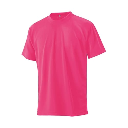 EC1182 エコラブTシャツ 蛍光ピン