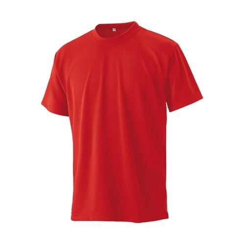 EC1182 エコラブTシャツ レッド