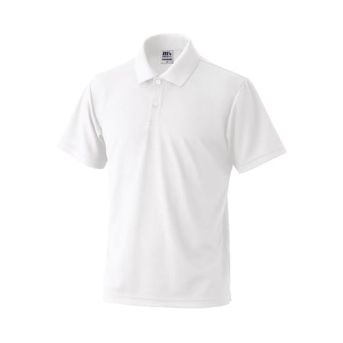 DRY400 ドライタッチ半袖ポロ ホワ