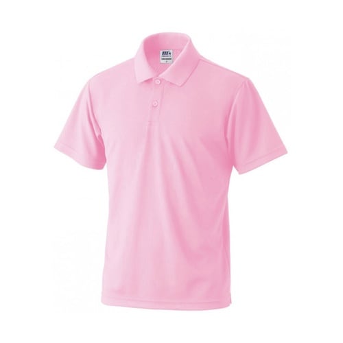 DRY400 ドライタッチ半袖ポロ ピン