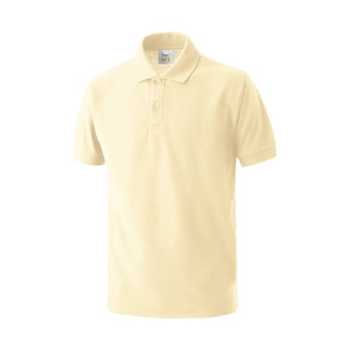 VP451 綿混ちょうちん袖ポロ ナチュ