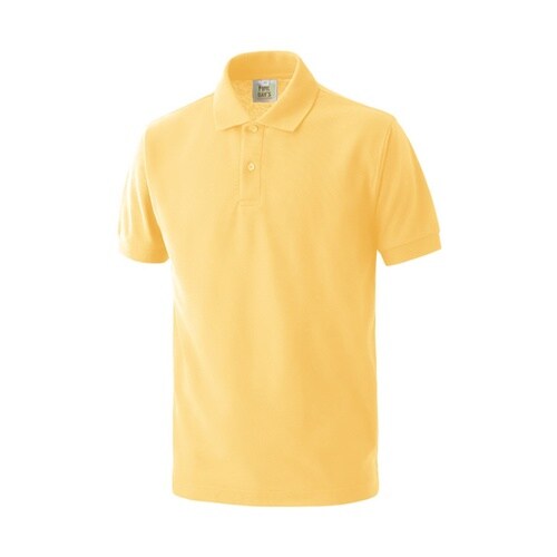 VP451 綿混ちょうちん袖ポロ クリー