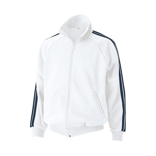 J333 ニットジャケット ホワイト×ネ