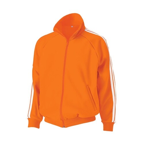 J333 ニットジャケット オレンジ×ホ