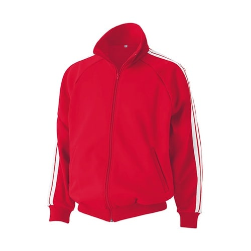 J333 ニットジャケット レッド×ホワ