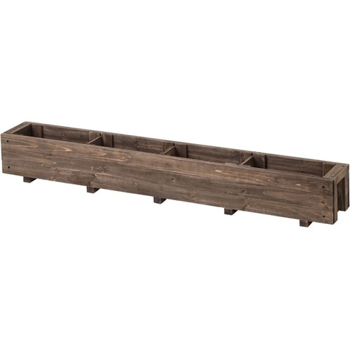 スリムハーブプランター L ブラウン W