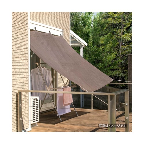 雨よけシェード モカ 2x2m JWP−