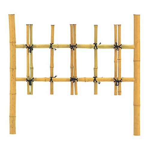 エコランド天然竹四ツ目垣フェンスミニ S