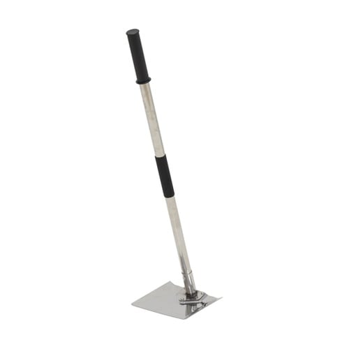 ステンレス製 左官鍬 本職用 パイプ柄