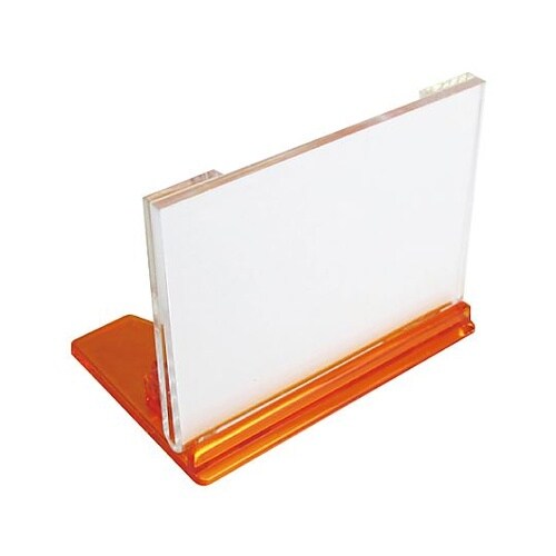 U型カード立 小 橙 1ケース(1個×2