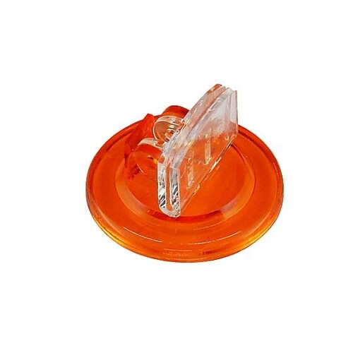 U型カード立 丸 透明橙 1ケース(1個