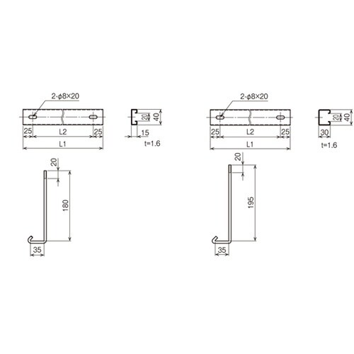 カバークランプ CVC15R120