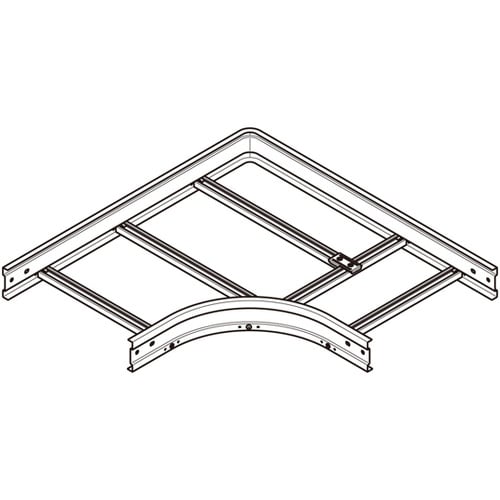 外直角L形分岐ラック QRKLA80