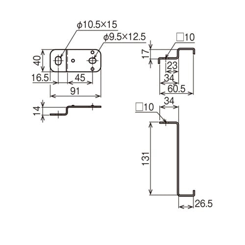 立上りカバー止め金具 SD SD−CVV