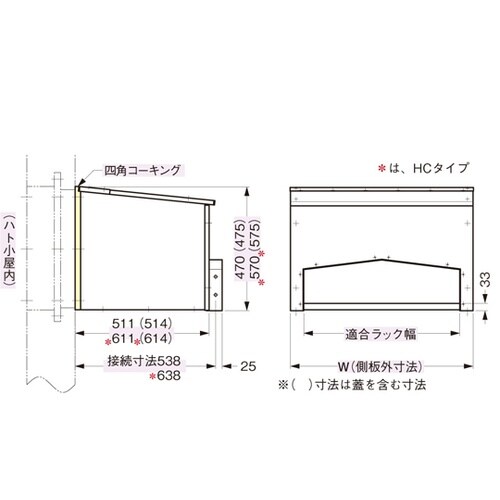 フードボックス(前取出し) SD−HCF