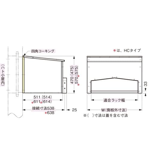 フードボックス(前取出し) SD−HCF