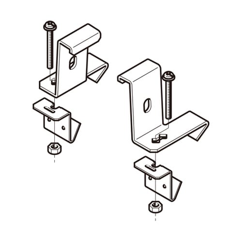 アングル用振止金具 溶融亜鉛 Z−SRS