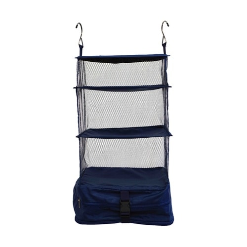 吊り下げ圧縮トラベルポーチ ネイビー