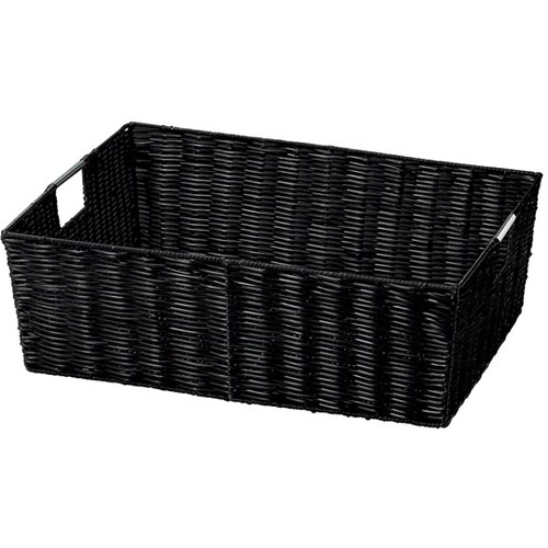 大容量すき間バスケット ブラック 58−