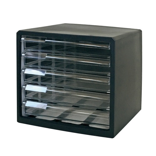 カラーレターケースM5 ブラック