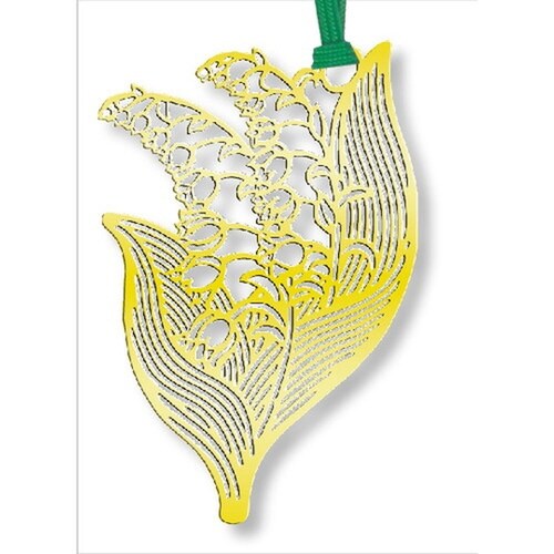 ブックマーク すずらん ゴールド×10