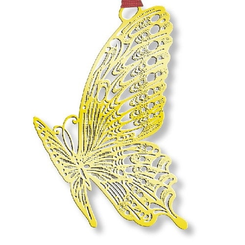 ブックマーク 蝶 ゴールド×10