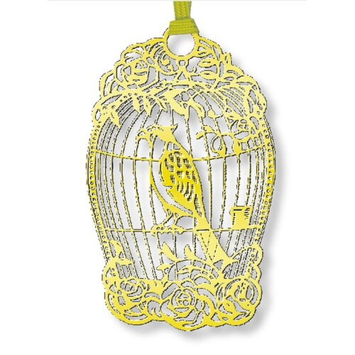 ブックマーク 鳥かご ゴールド×10