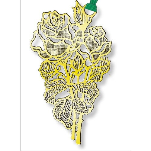 ブックマーク バラB ゴールド×10