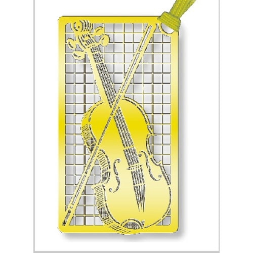 ブックマーク バイオリン ゴールド×10