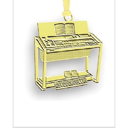 ブックマーク 電子オルガン ゴールド×10