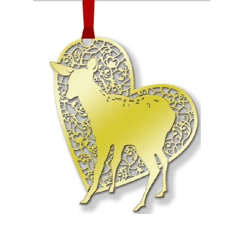 ブックマーク アニマル 小鹿G ゴールド×10