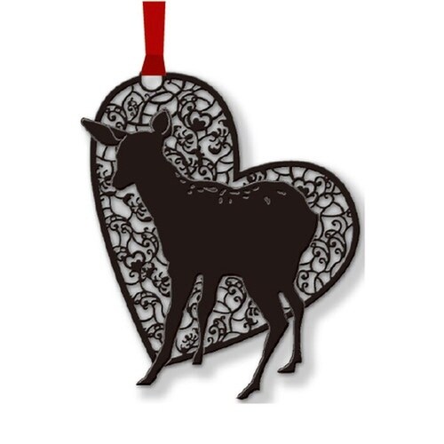 ブックマーク アニマル 小鹿B ゴールド×10