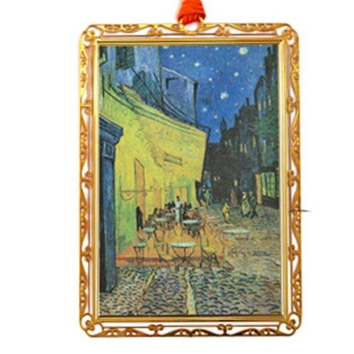 デザインブックマーク絵画夜のカフェテラス×10