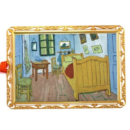 しおり デザインブックマーク絵画 寝室×10