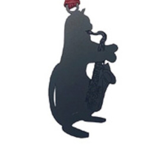 ブックマーク 演奏猫B ブラック×10