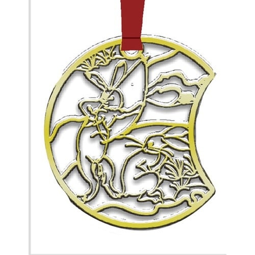 ブックマーク 鳥獣戯画しおりB ゴールド×10