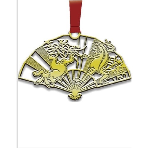 ブックマーク 鳥獣戯画しおりJ ゴールド×10