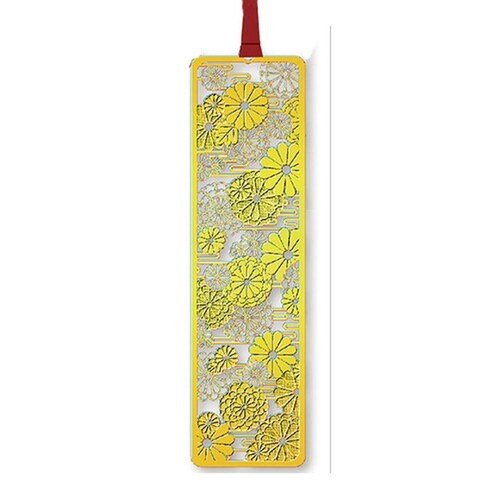 御朱印ブックマーク 菊O ゴールド×10