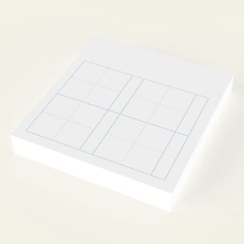 付箋マス目フセンKaketa!white×10