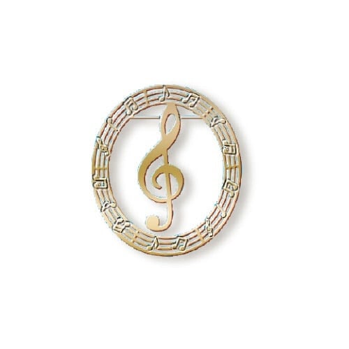 クリップ プチクリ ト音記号G ゴールド×10