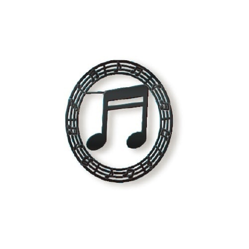 クリップ プチクリ 16分音符Bブラック×10